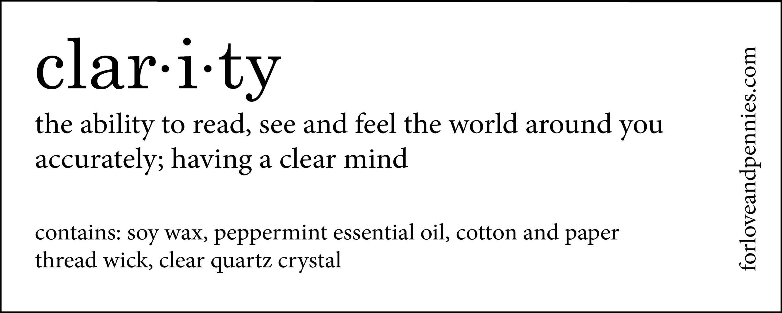 Clarity 8 oz Intention Candle - Image 3