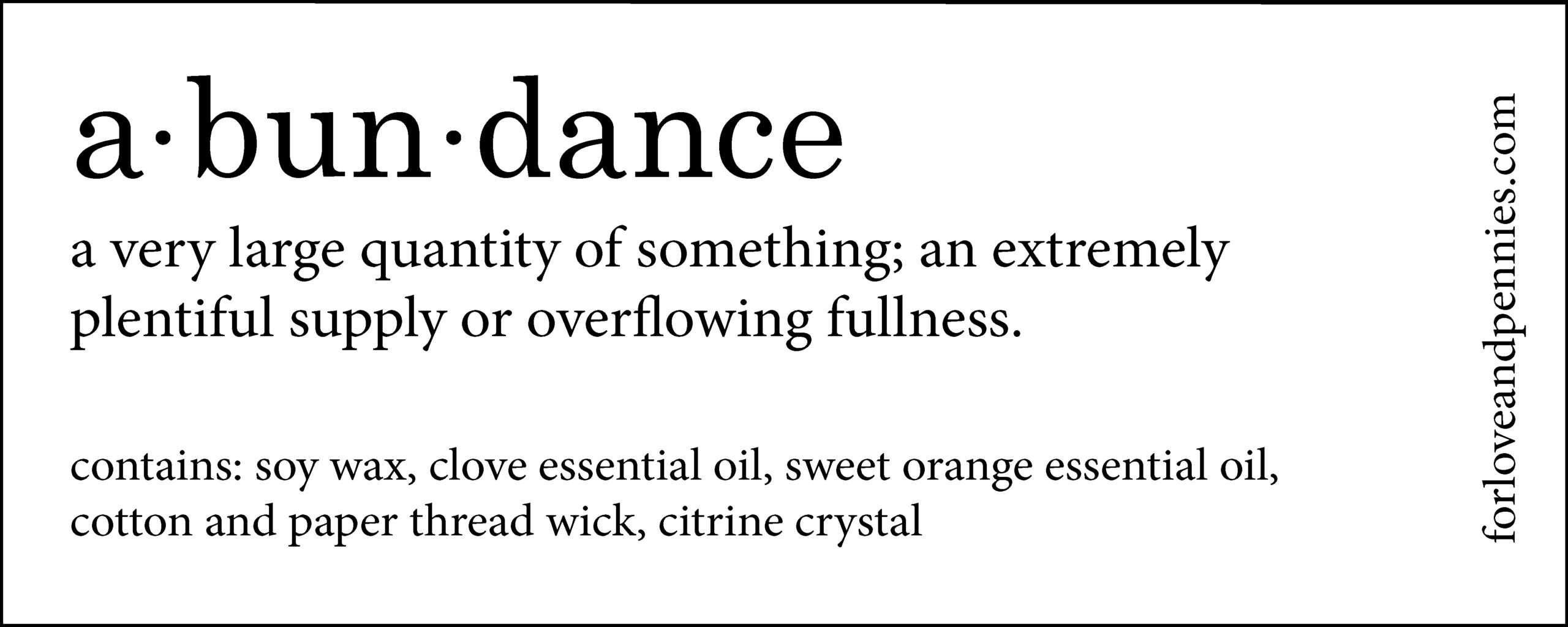 Abundance 8 oz Intention Candle - Image 4